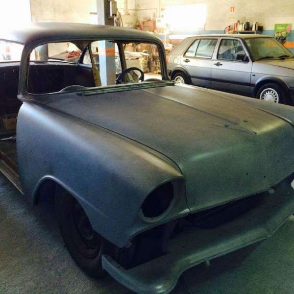 Projet restauration Chevrolet bel air 1956  motors v8