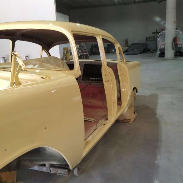 Projet restauration Chevrolet bel air 1956  motors v8