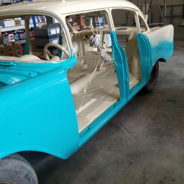 Projet restauration Chevrolet bel air 1956  motors v8