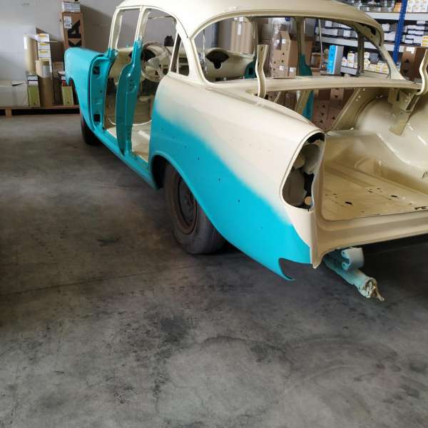 Projet restauration Chevrolet bel air 1956  motors v8