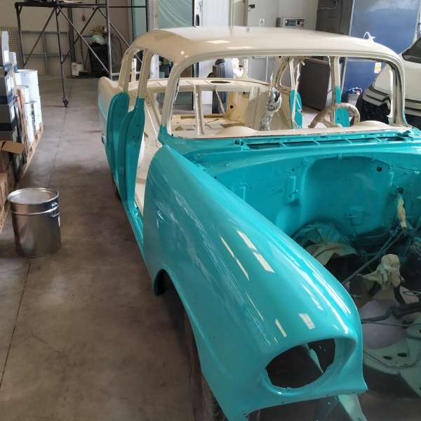 Projet restauration Chevrolet bel air 1956  motors v8