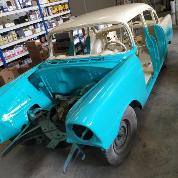 Projet restauration Chevrolet bel air 1956  motors v8