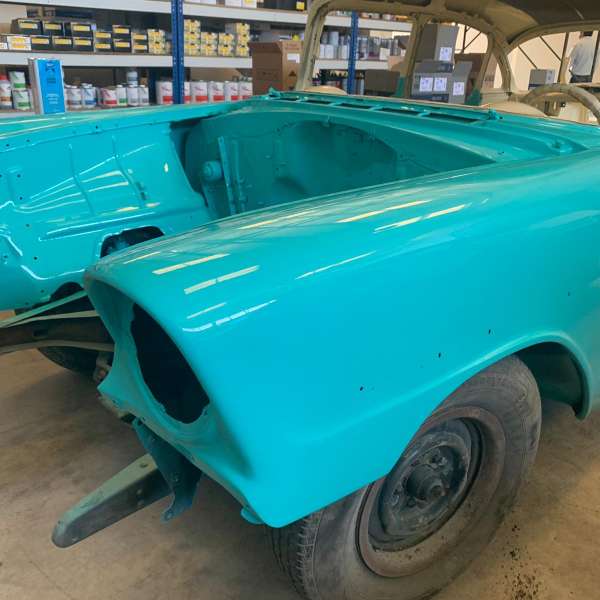 Projet restauration Chevrolet bel air 1956  motors v8