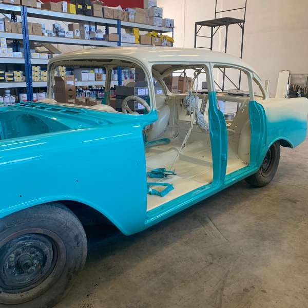 Projet restauration Chevrolet bel air 1956  motors v8