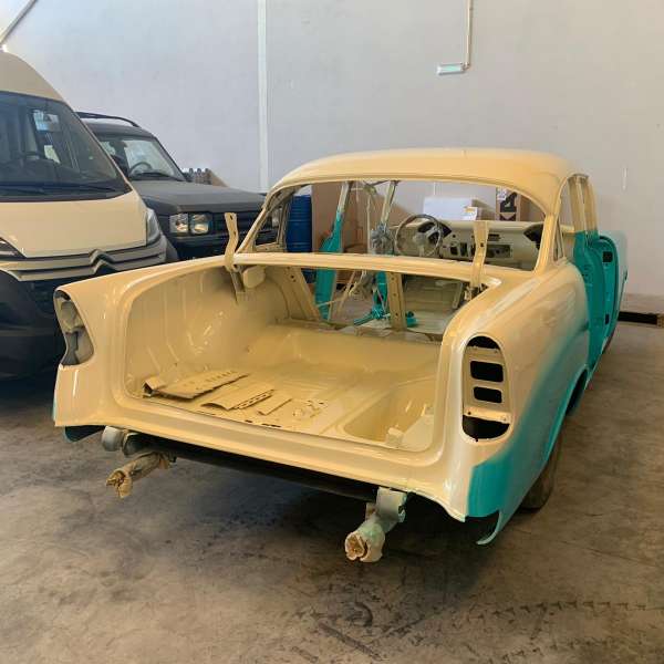 Projet restauration Chevrolet bel air 1956  motors v8